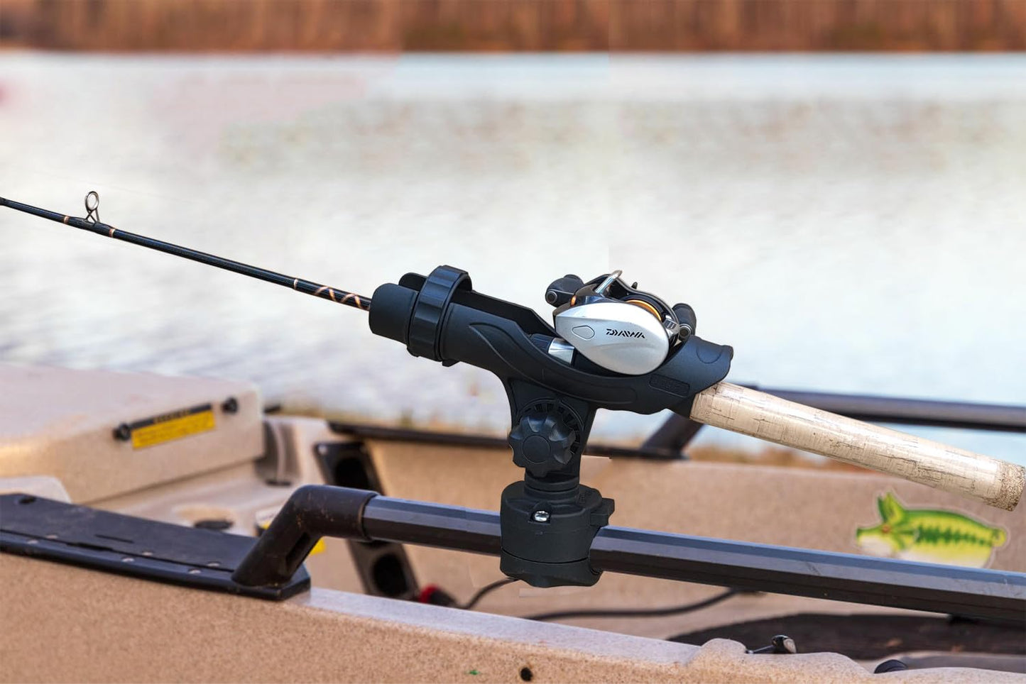 Brocraft Power Lock Rod Holder for Hobie H-Rail / Compatible with Hobie H-Rail Rod Holder/ Hobie H-Rail Accessories