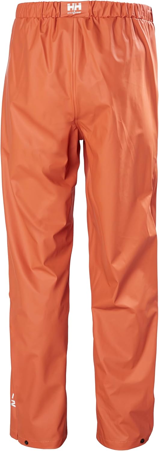 Helly-Hansen Workwear Voss Men's Waterproof Rain Pants - Elastic Waist, Adjustable Hem - Reflective Safety Waterproof Pant