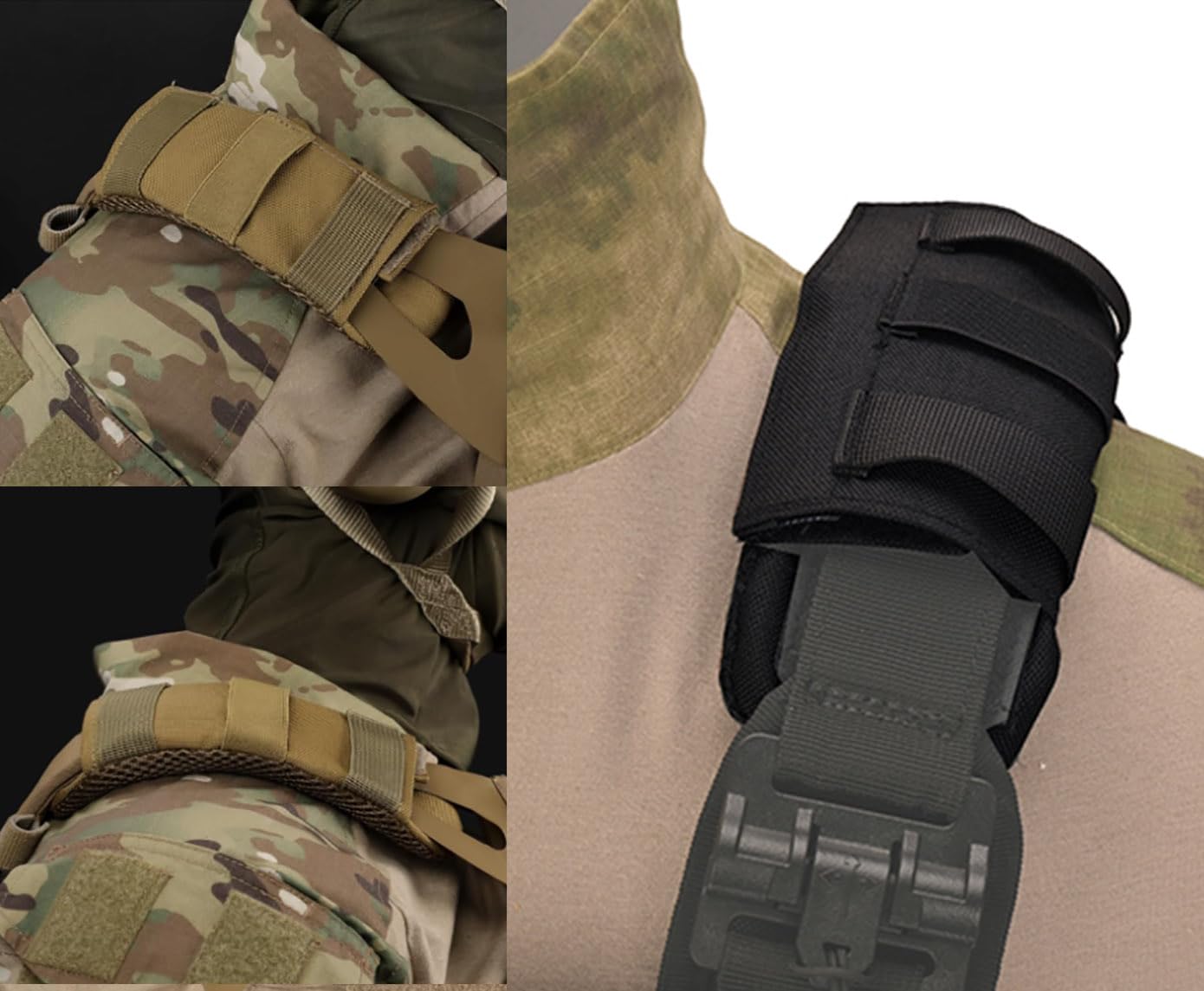 KICPUK 2 Shoulder Strap Pads,Backpack Shoulder Pads,Shoulder Strap Pads for Optimal Weight Distribution,Suitable for Weighted Vests,Backpacks,Computer Bags,Harnesses (Green)