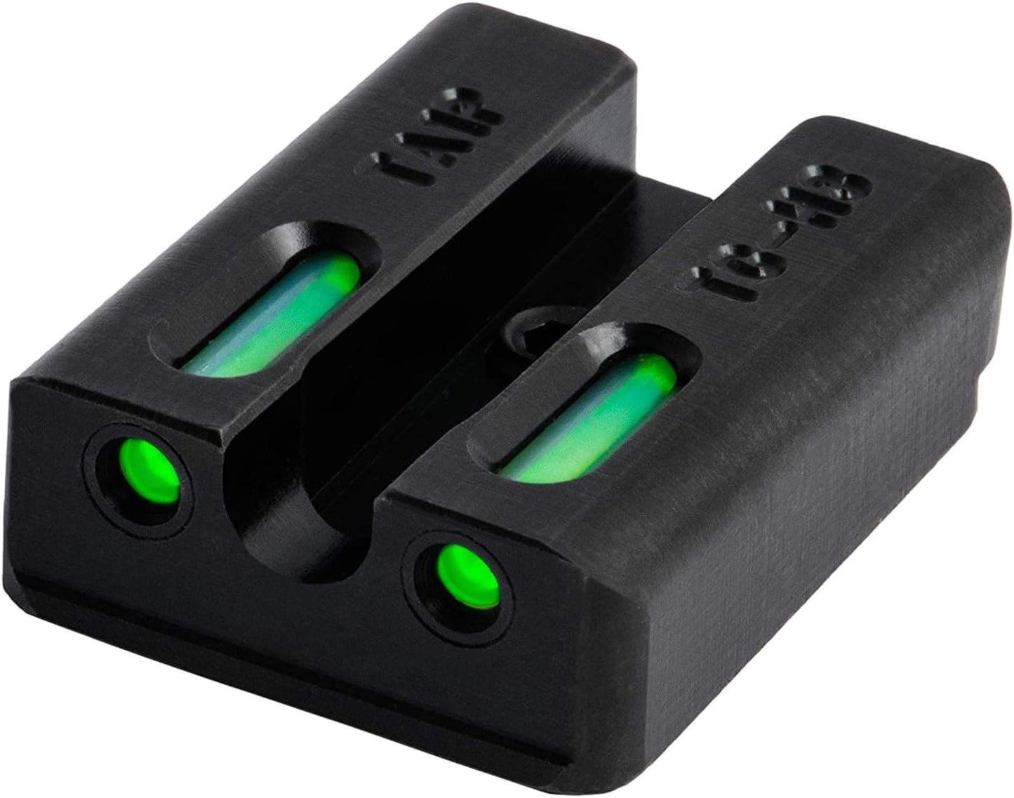 TRUGLO TFX Handgun Sight | Durable Shock-Resistant Compact Brightly Glowing Tritium & Fiber-Optic Xtreme Day/Night Sight for Handguns
