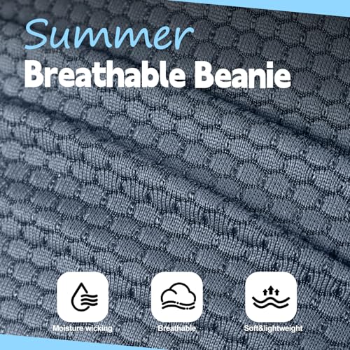 JenPen Cooling Skull Cap for Men Women, Breathable Quick Dry Helmet Liner Sweat Wicking Biker Cap for Running Cycling Sports