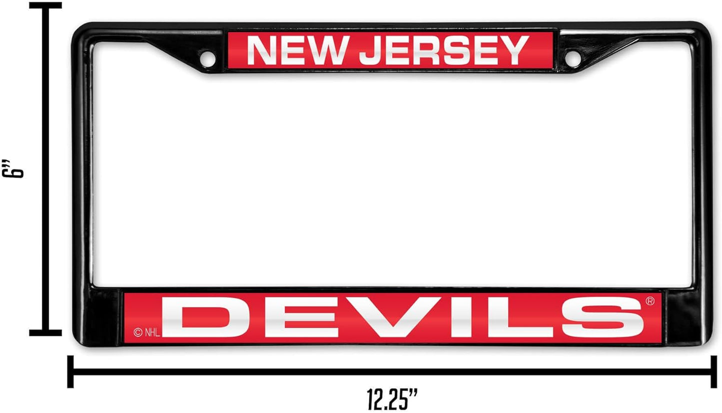 Rico Industries Ricepod NHL Detroit Red Wings Black Black Laser Cut Chrome Frame 12" x 6" 12" x 6" Black Laser Cut Chrome Frame - Car/Truck/SUV Automobile Accessory