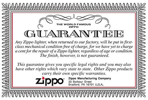 Zippo Satin Chrome Lighter: Red Curtain Design with Lifetime Guarantee