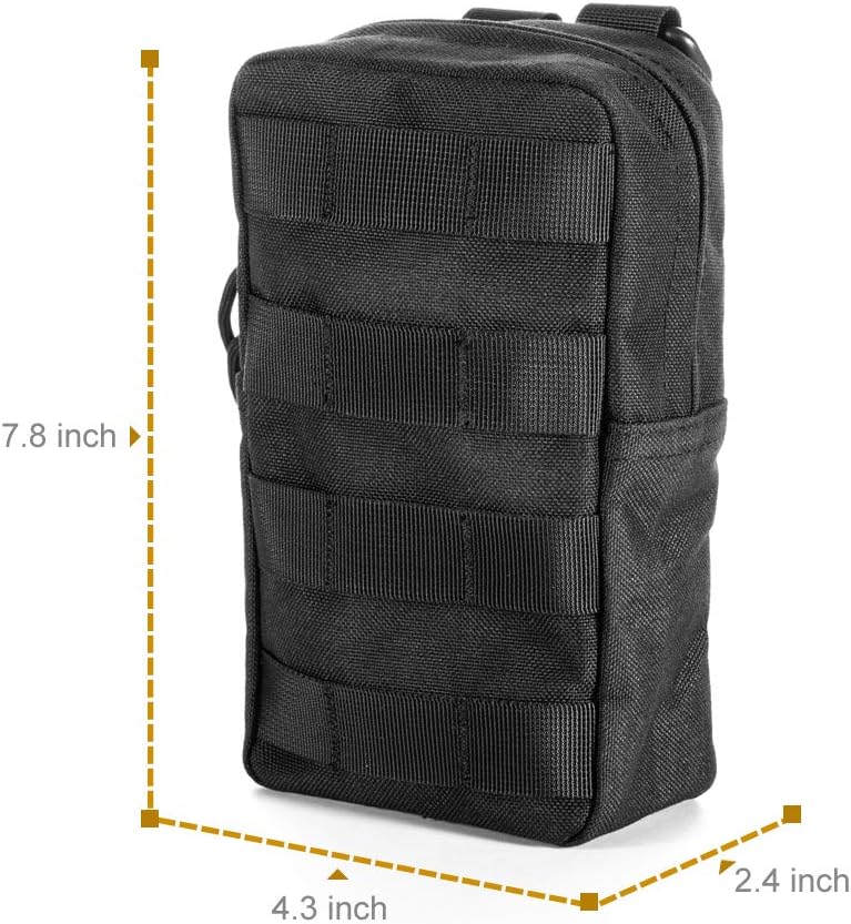 Upgraded Tactical Water Bottle Holder | Molle Pouch for Travel & Hydration