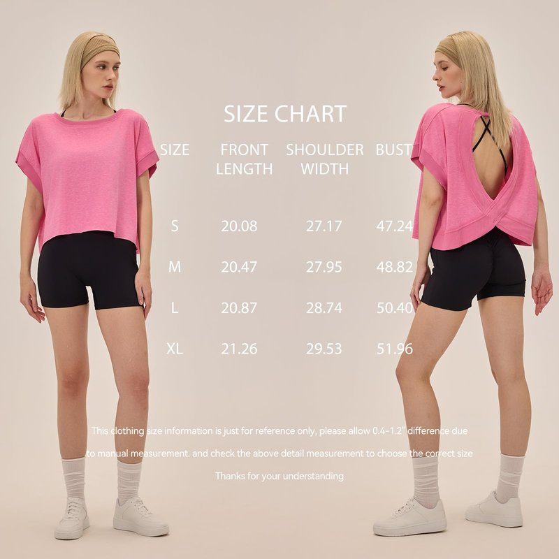 UNIANKIYA Open Back Workout Tops for Women Loose Fit Athletic Crop Tee Short Sleeve Gym Running Yoga Shirt Grey