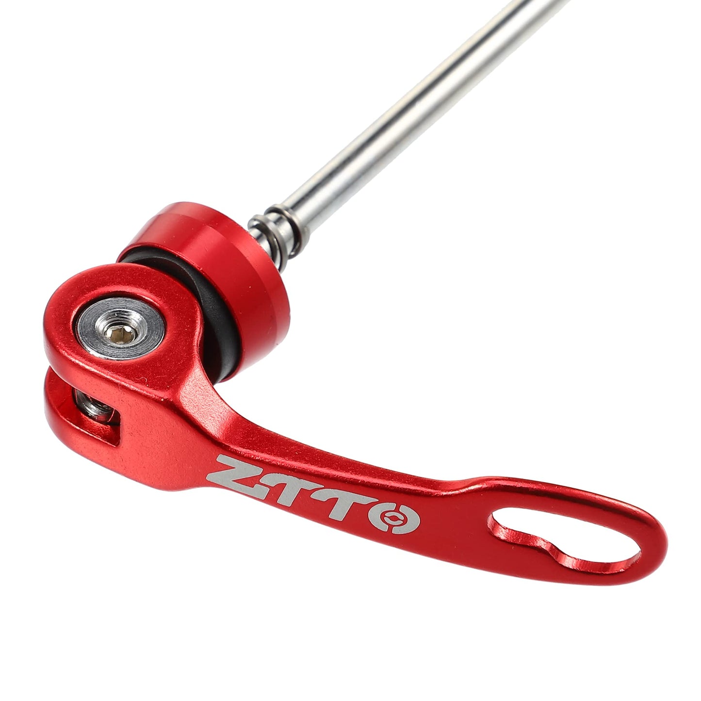 X AUTOHAUX 2 Pcs Bike Bicycle Quick Release Axles Skewers Lever Front Rear Bike Axle Wheel Hub 15cm 5.91" 18.5cm 7.28" Red for MTB Moutain Road Bike