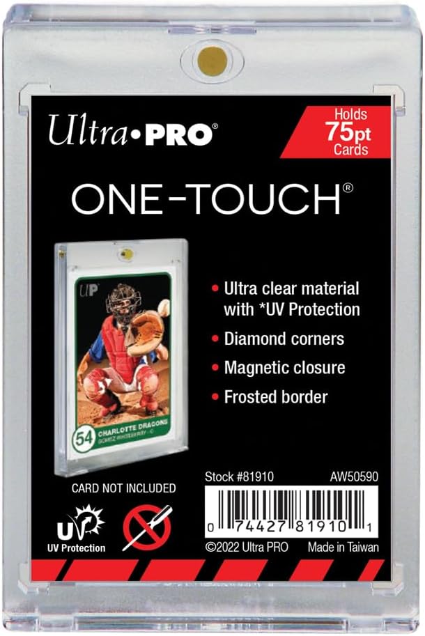 1 (One) 75pt One-Touch Card Holder