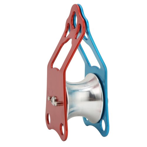 Camnal 40KN Rock Climbing Pulley Fixed Side Single Sheave Pulley for High Altitude Traverse and Hauling Gear, Ideal Outdoor Survival Tool, Hauling Pulley for Climbing Enthusiasts