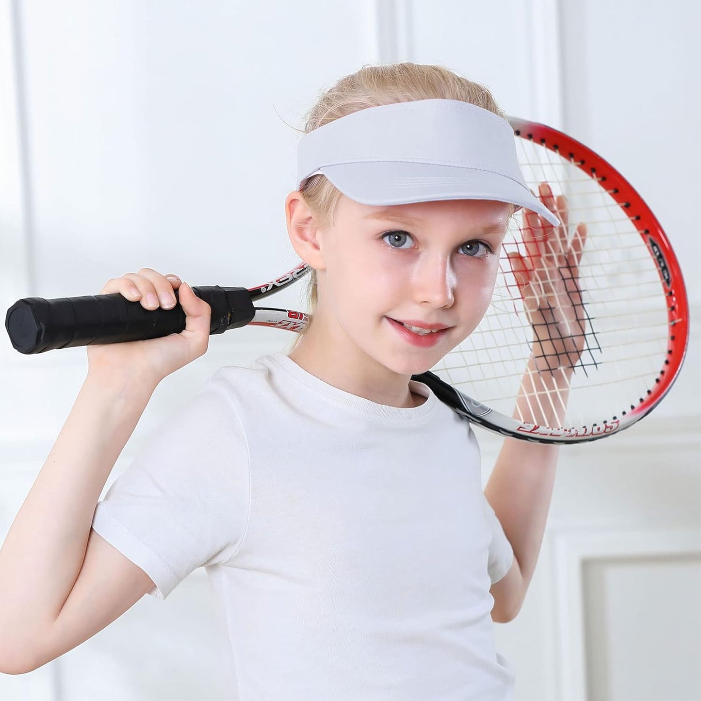 Kids Adjustable Sun Visor Hat | Cotton Athletic Cap for Girls & Boys