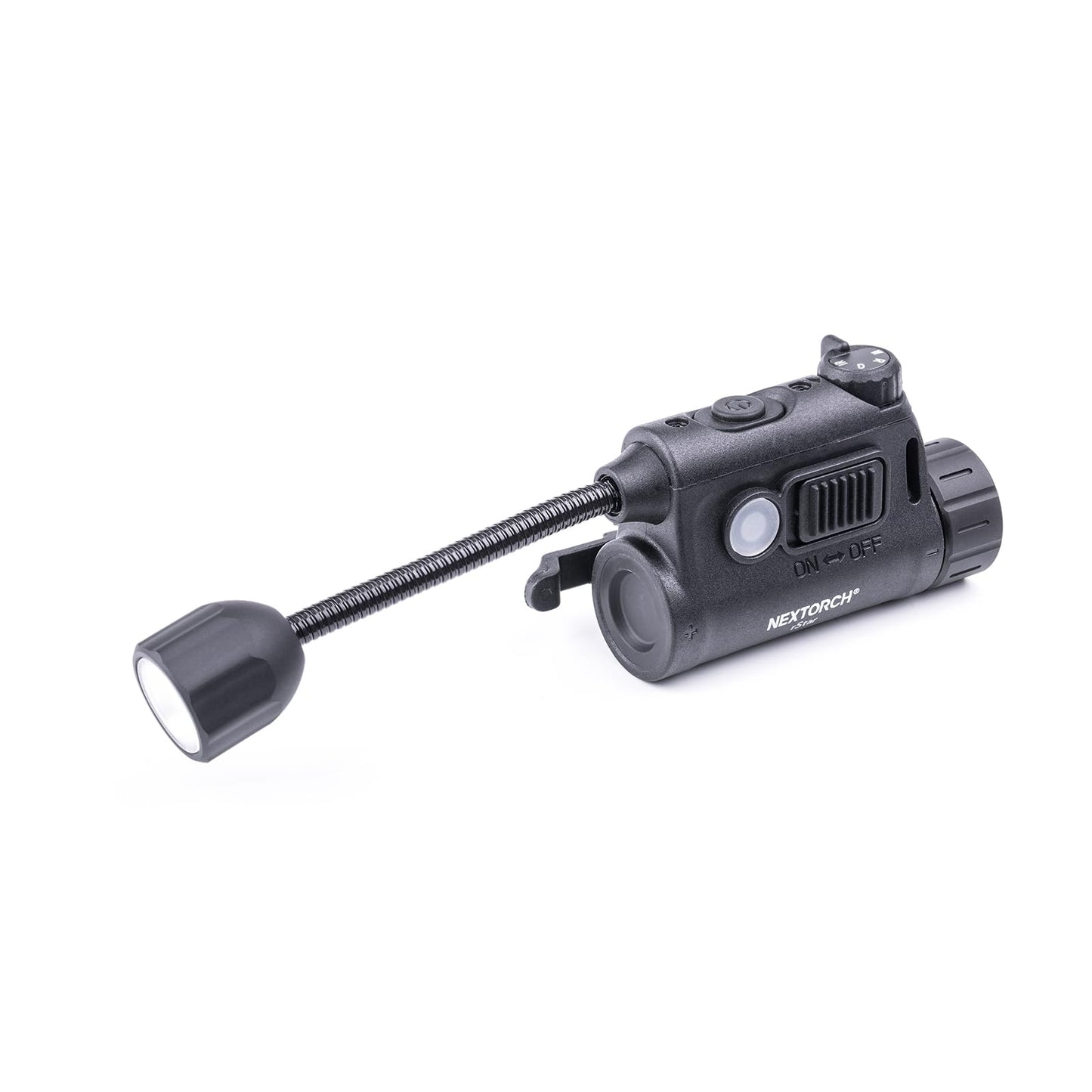 NEXTORCH Rstar Tactical Helmet Light Military with IR Survival Signal Light Helmet Accessories Mount ARC Guide Rails Webbing Clips Magic Stickers Lightweight Helmet Light