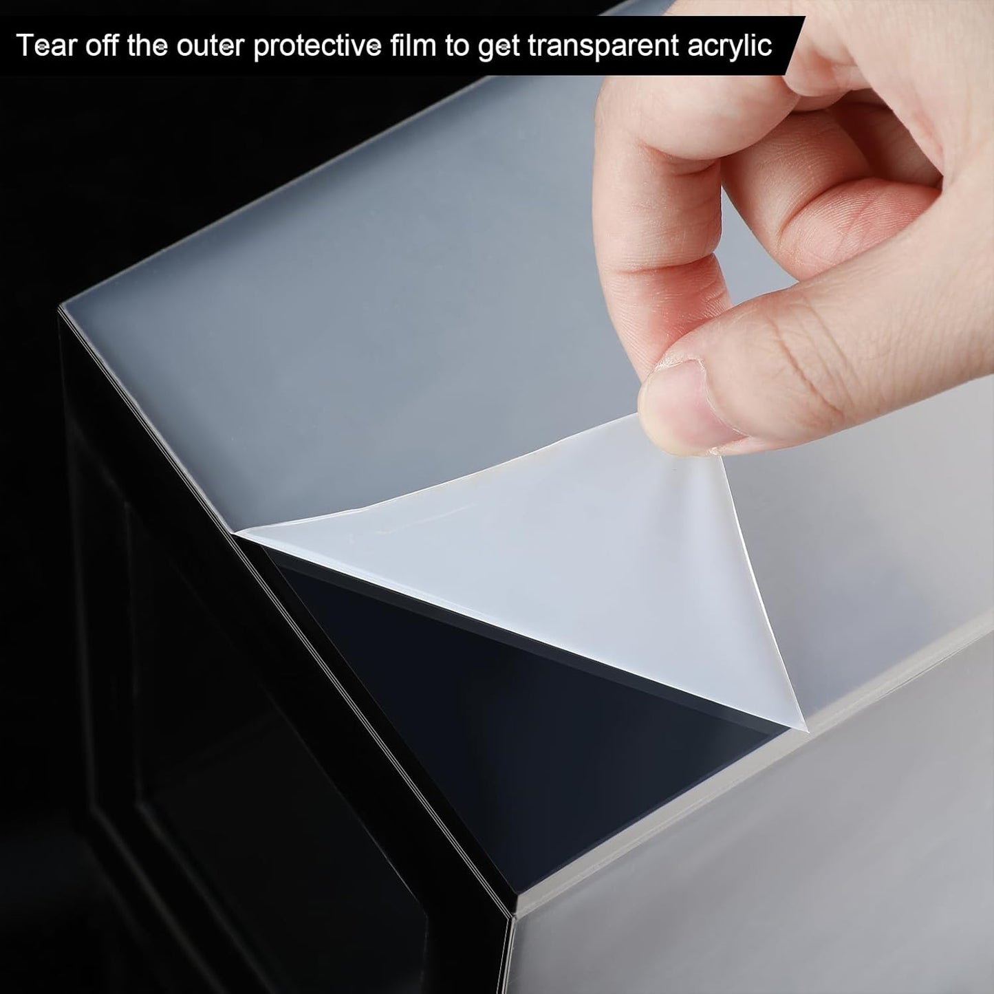 Acrylic Tip Jar for Bartender Bars 6 x 4 x 5 Inch Tip Collection Box Donation Suggestion Box Money Storage Container for Restaurants Musicians Driver