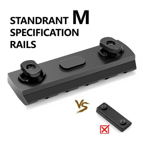 Anovo Single-Sided Rail Accessory Set 3-3-5-5-7-7 Slots-Style 1