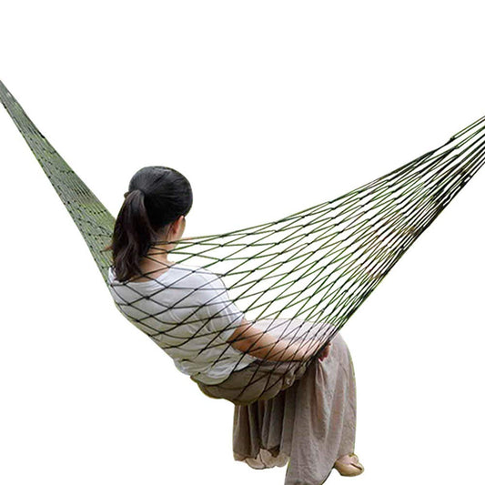 Keenso Camping Hammock,Portable Hammock Mesh Rope Hammocks for Outside, Hiking, and Travel