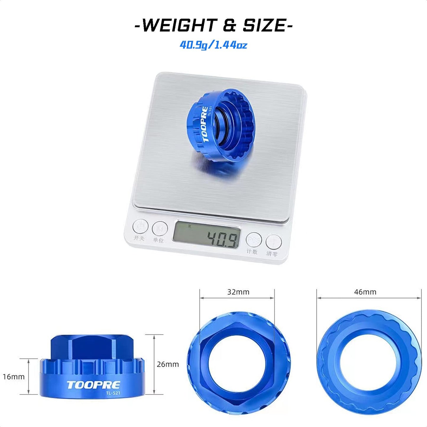 KIEVODE 12-Speed Front Direct Mount Chainring Removal Tool Lock Ring Installation Tool for Shimano M7100 M8100 M9100 M9120 Mountain Bike Road Bicycle MTB Crankset