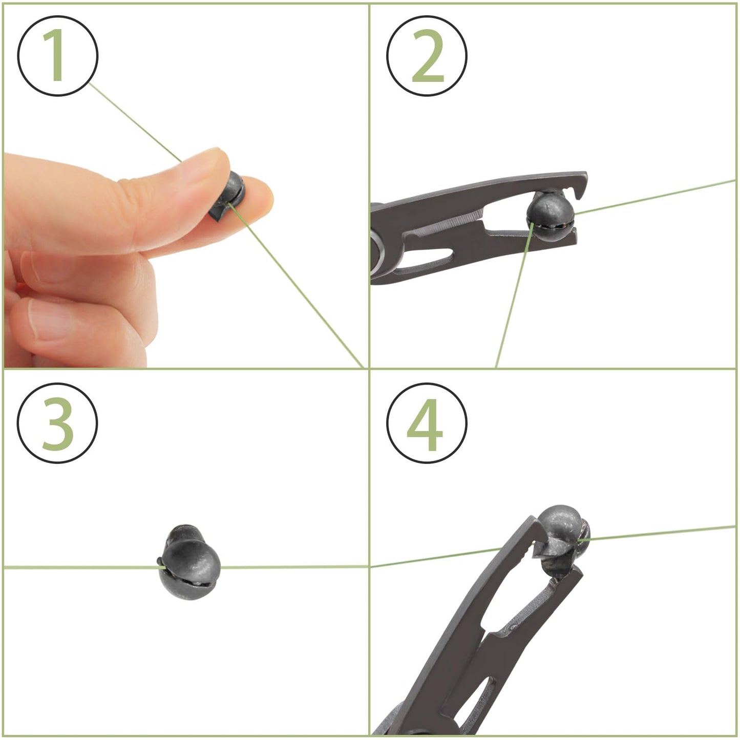 250Pcs Split Shot Fishing Weights Sinkers, Round Assortment Fishing Weight Clip on Sinker Weight Freshwater Saltwater Fishing Gift for Fishing Lovers