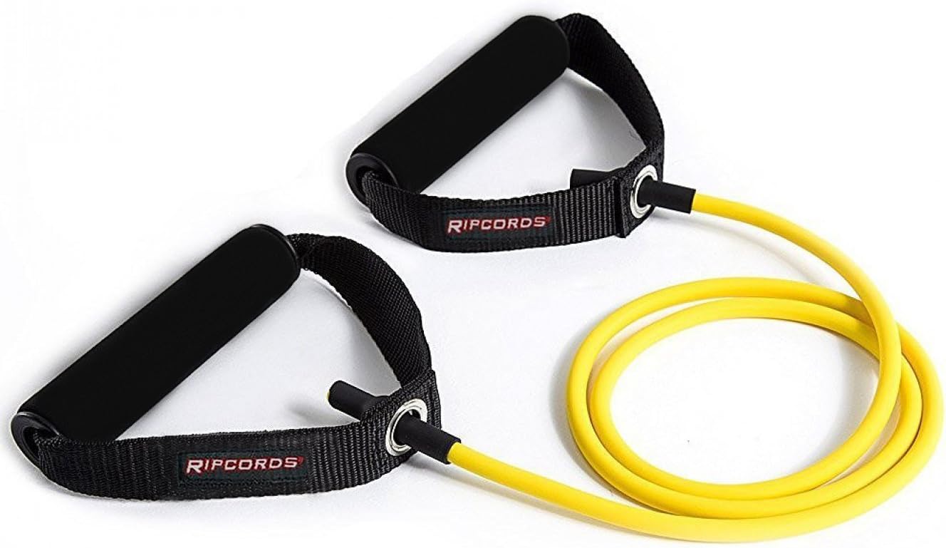 Ripcords Exercise Bands & E-Book- Premium Resistance Bands in 7 Strength Options Lifetime Replacement Warranty