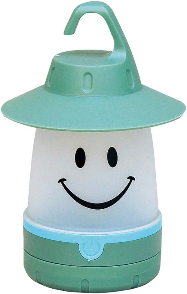 Smile LED Lantern: Portable Night Light Camping Lantern For Kids (Hibiscus),Red