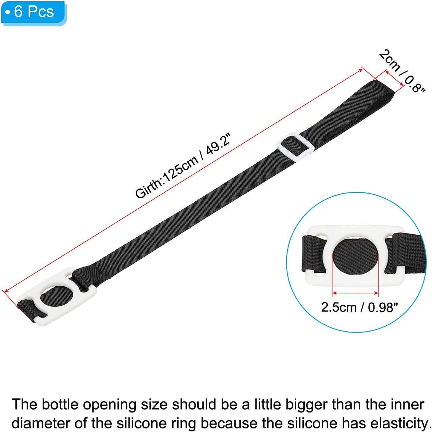 PATIKIL Water Bottle Lanyard | Shoulder Strap Holder for Hiking & Outdoors