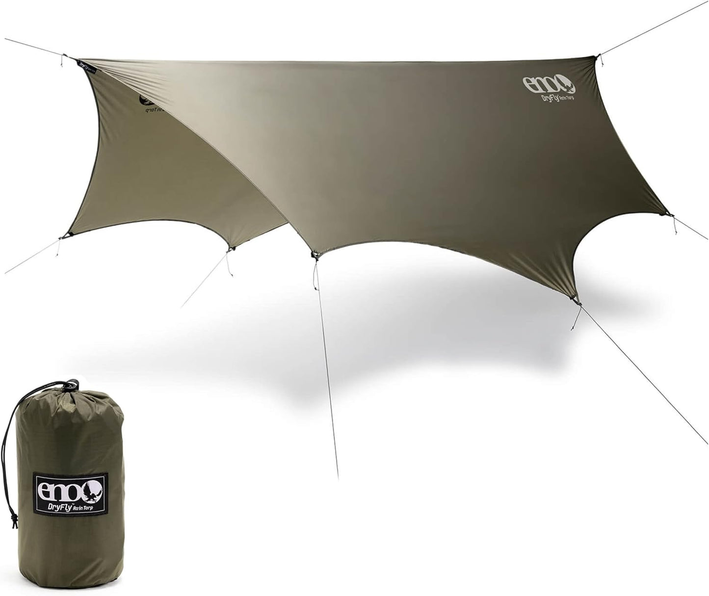 ENO, Eagles Nest Outfitters DryFly Rain Tarp, Ultralight Hammock Accessory