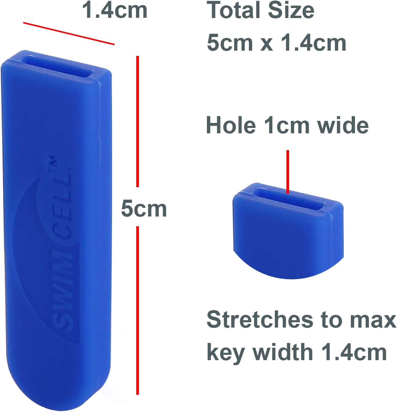 Key Blade Cover - Silicone Sheath Protector for Car, Bike, or House Keys. Anti-Scratch Sheath. Cut to Fit. 1-2 Keys
