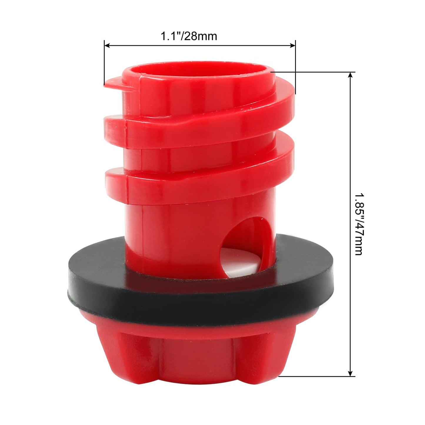BokWin 1 Pcs Drain Plugs for Coolers with Leak-Proof Red Cooler Drain Plug Replacement Compatible with Most Coolers