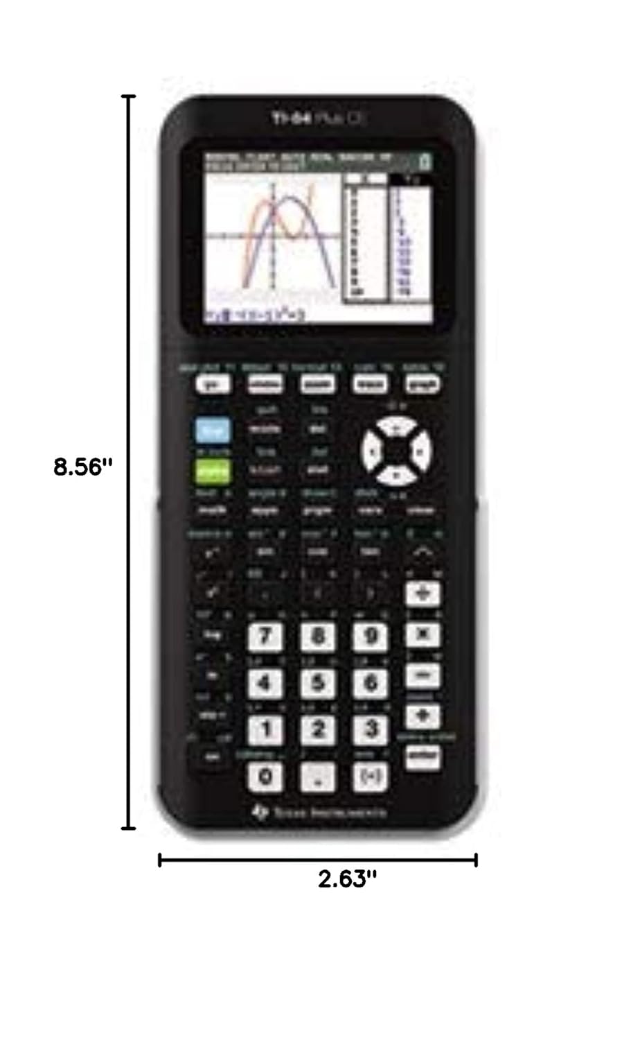 Texas Instruments ti-84 Plus Ce Color Graphing Calculator, Black