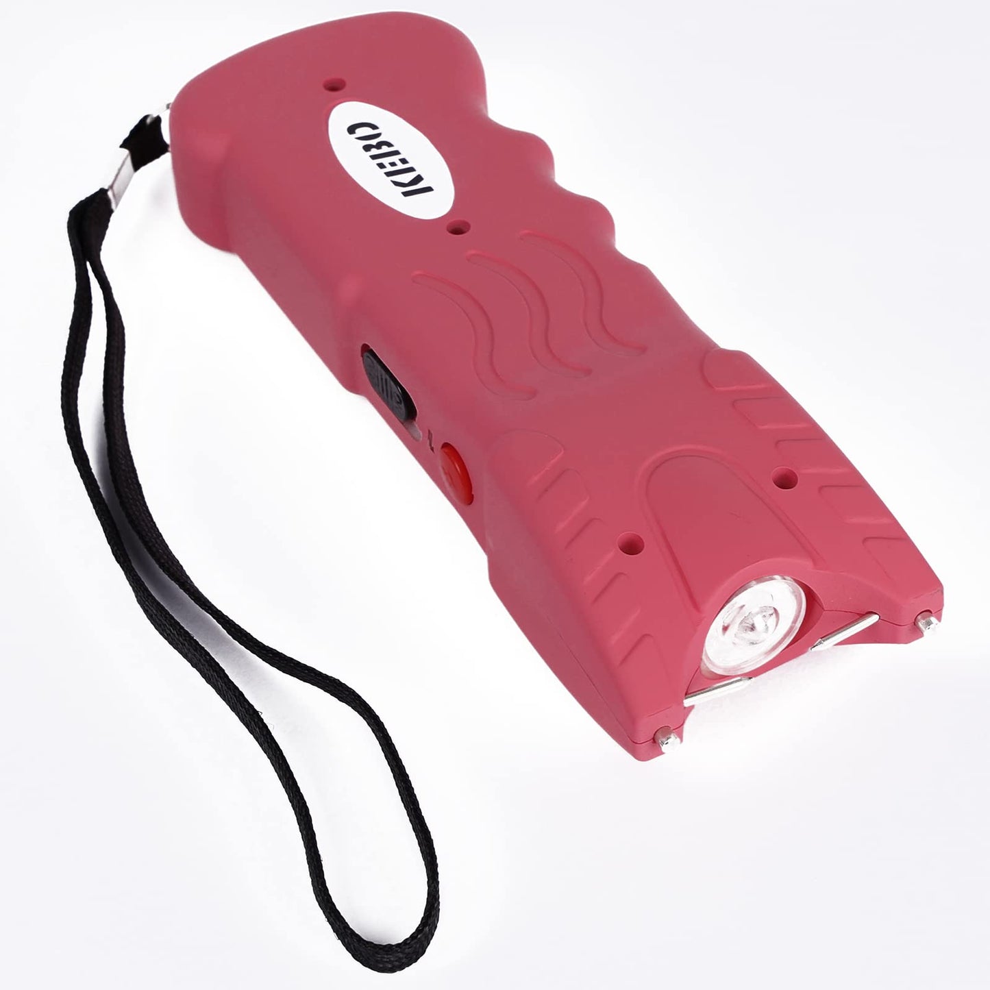 KEBO - 59 Billion Stun Gun - Rechargeable with Safety Disable Pin LED Flashlight, Women Outdoor Personal Defense Tool Wife Gift, Pink