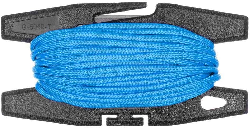 Paracord Spool Tool with 50 Feet of 550 7 Inner Strand Parachute Cord