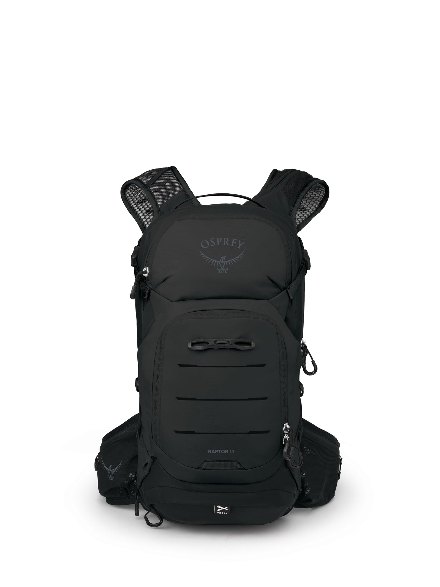 Osprey Raptor 14L Men's Biking Backpack with Hydraulics Reservoir, Black