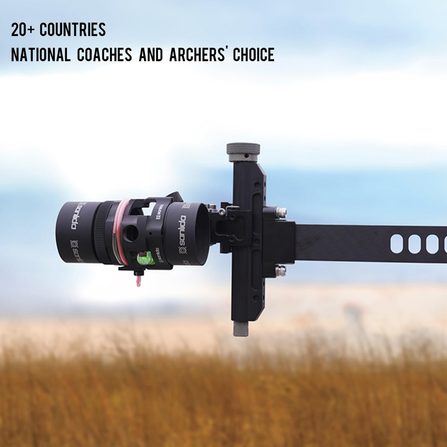 Sanlida Archery Hero10 Advanced Target Compound Bow Sight Scope(8X)