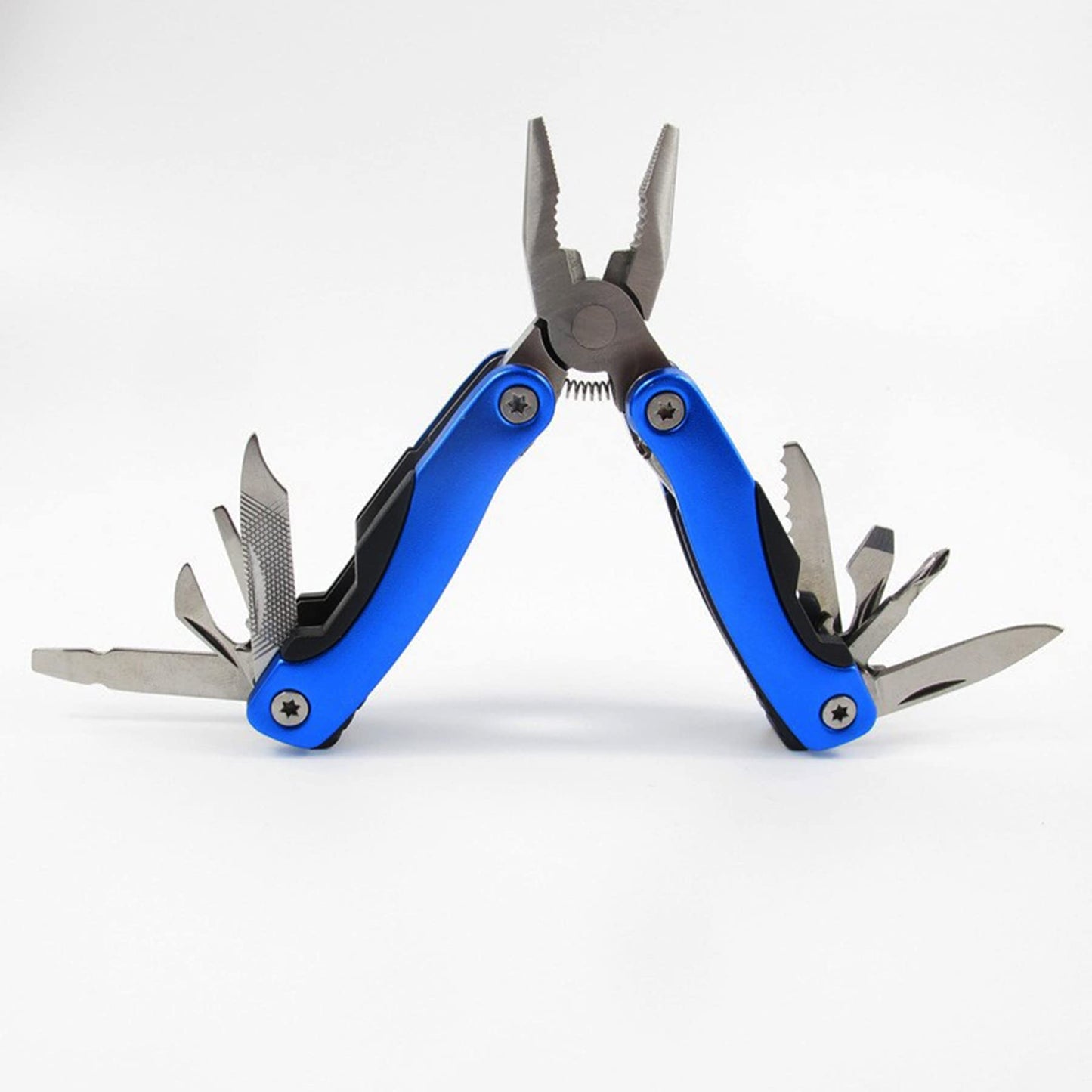 WIWUE GUO Multi Tool, Multitool Pliers for Outdoor, DIY, Home, Garden, Camping, Survival, Hunting and Hiking or Everyday Carry, Blue