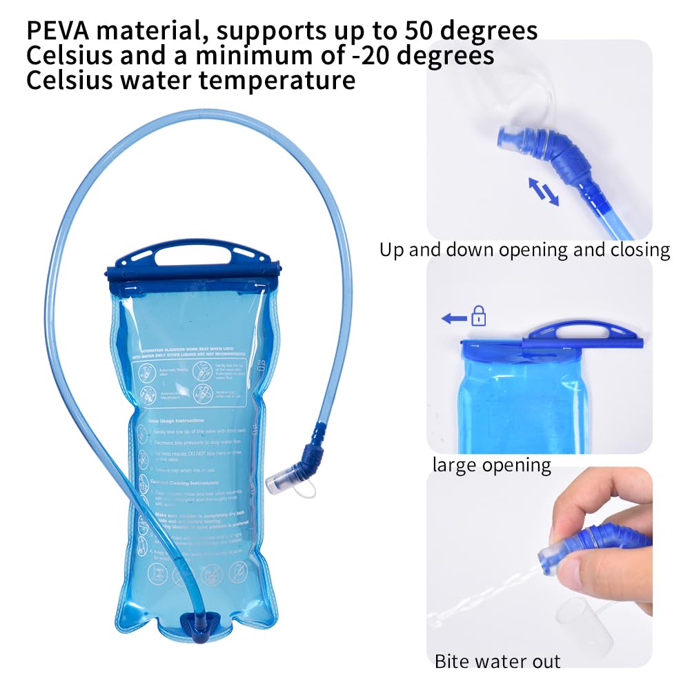 ANMEILU Outdoor Cycling Hydration Pack, 18L Bicycle Backpack, Black, Adjustable Straps, Hiking, Cycling, Mountain Trekking