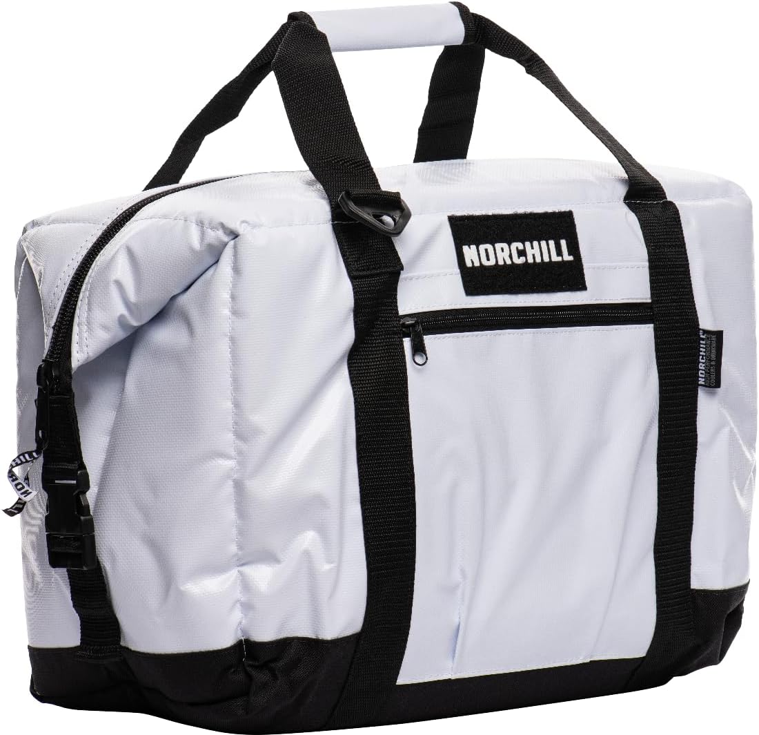 NorChill Soft Coolers 12 Can Insulated Marine Boatbag Soft Sided Cooler, White