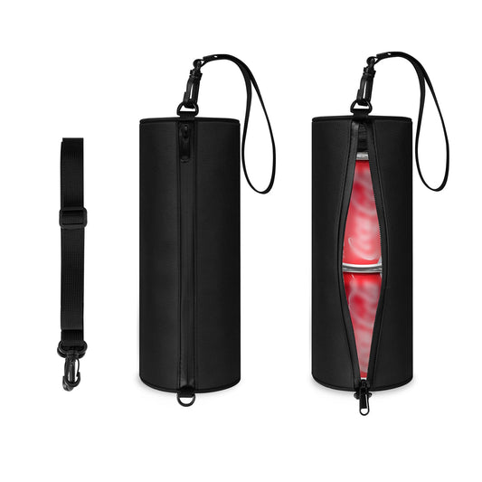 KENOBE 2-Pack Insulated Golf Cooler Bag with Shoulder Straps, Portable Camping Case Waterproof Soft Compact Beer Sleeve for Bottled Water, Picnic Fishing Hiking Essentials