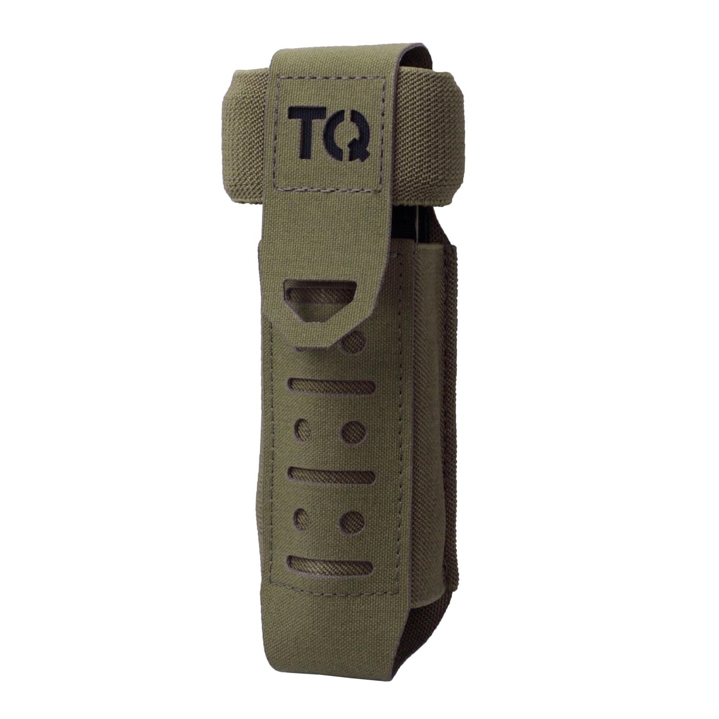 Laser Cut Molle Tourniquet Holder Pouch, TQ Holder Holster 2Pcs Nylon for Tactical Vest Backpack (RG)