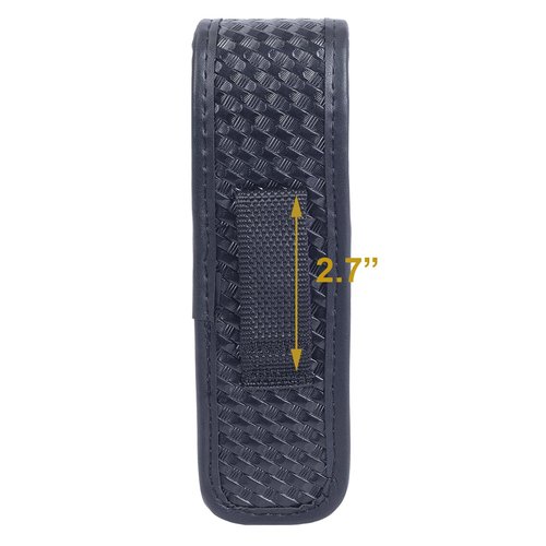 TAFTACFR Molded Flashlight Pouch Tactical Flashlight Holster with Hidden Snap Flash Light Case for Duty Belt