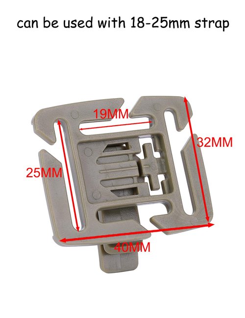 10 pcs Water Tube Clip, Hydration Hose Clip 360° Rotation, Simple Structure, ABS Material, Water Bottle Clip for Backpack, for Drinking Pipes with a Diameter of 8~12MM.