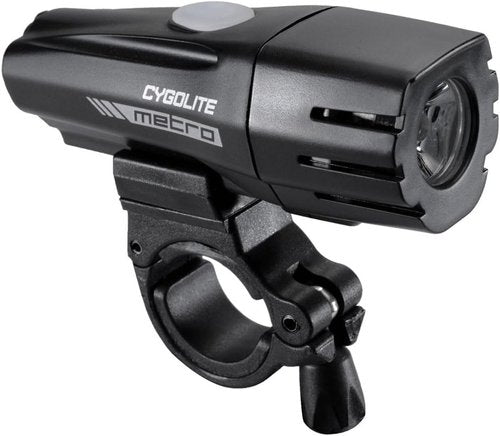 Cygolite Metro 500 USB Rechargeable Bike Light, Powerful 500 Lumen Bicycle Headlight for Road Cycling and Commuters, 6 Different Lighting Modes for Day and Night Safety.