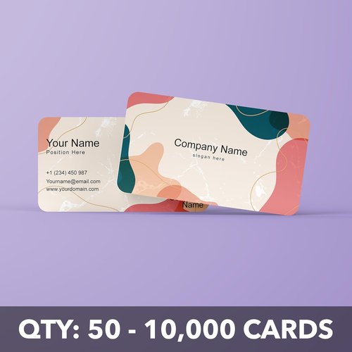 Custom Business Cards with Rounded Corners - 16pt Glossy - Made in the USA (50 to 10,000 Cards)