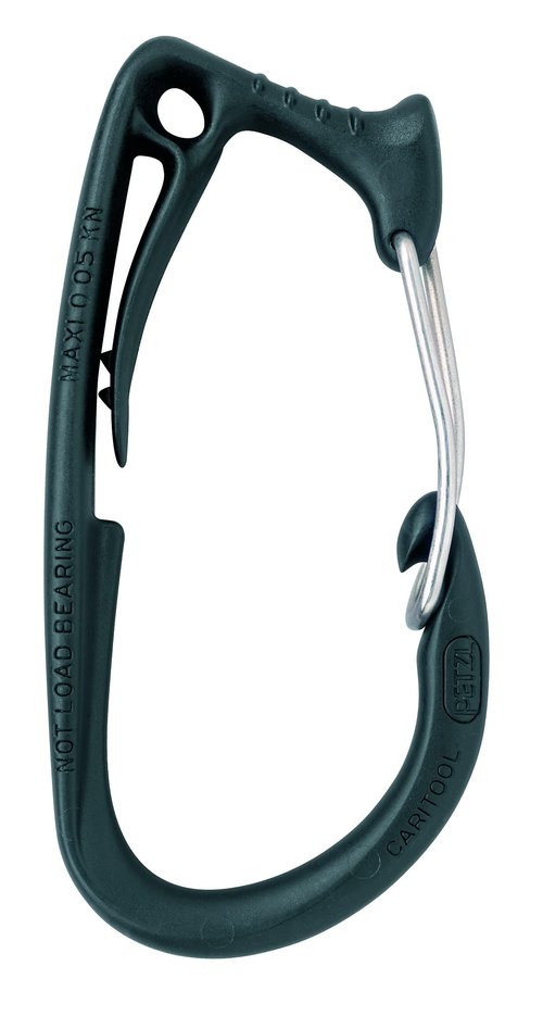 Petzl CARITOOL Tool Carrier - Lightweight Harness Attachment for Easy Storage and Access to Climbing and Mountaineering Gear - 2-Pack