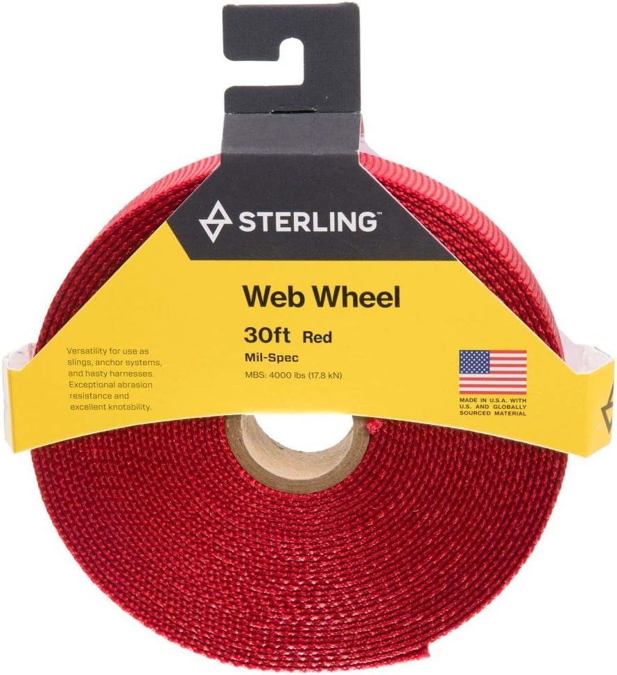 Sterling Ropes 1" Tubular Mil-Spec Webbing