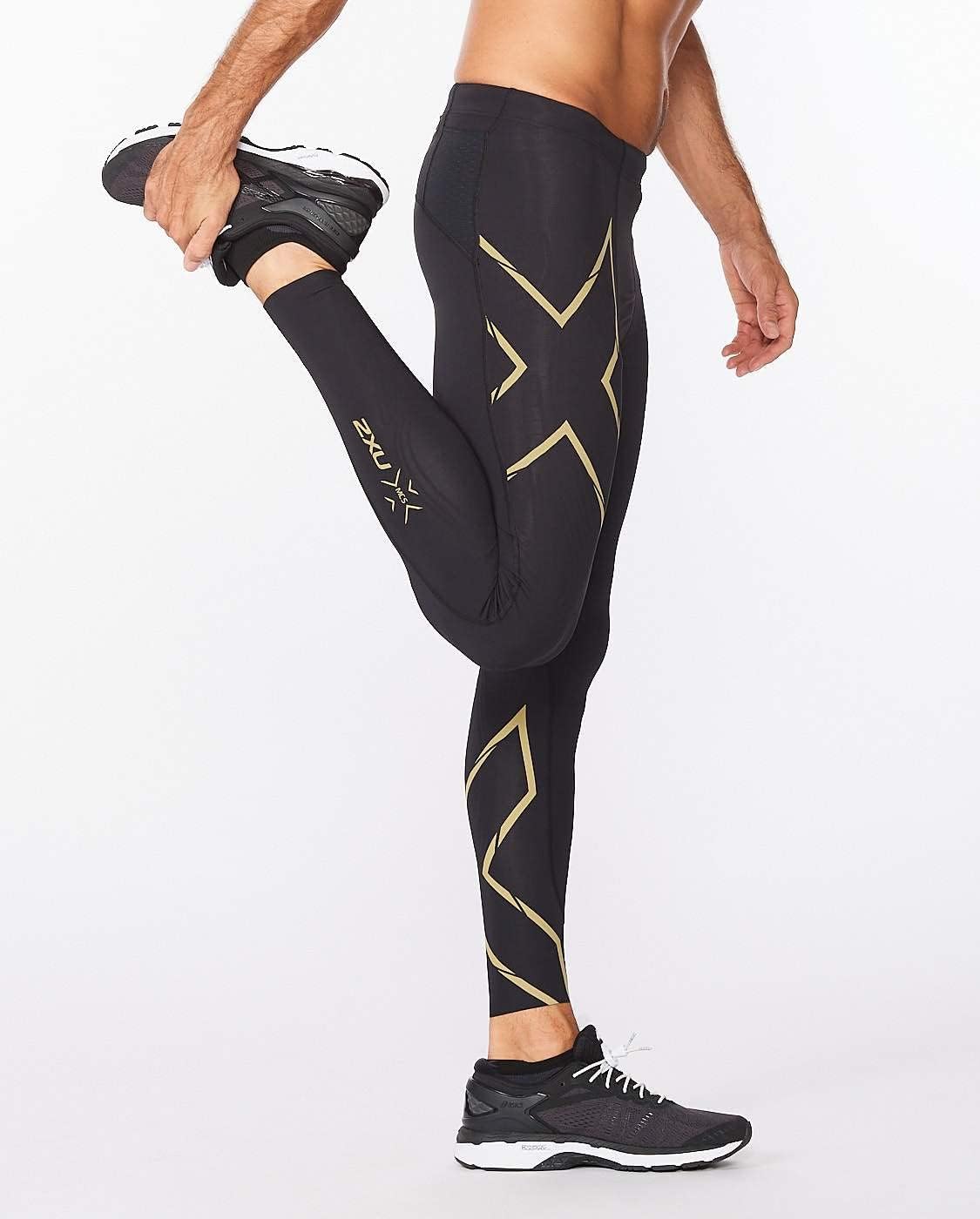 2XU Men's Light Speed Compression Tights - Lightweight & Flexible Support for Improved Running Performance