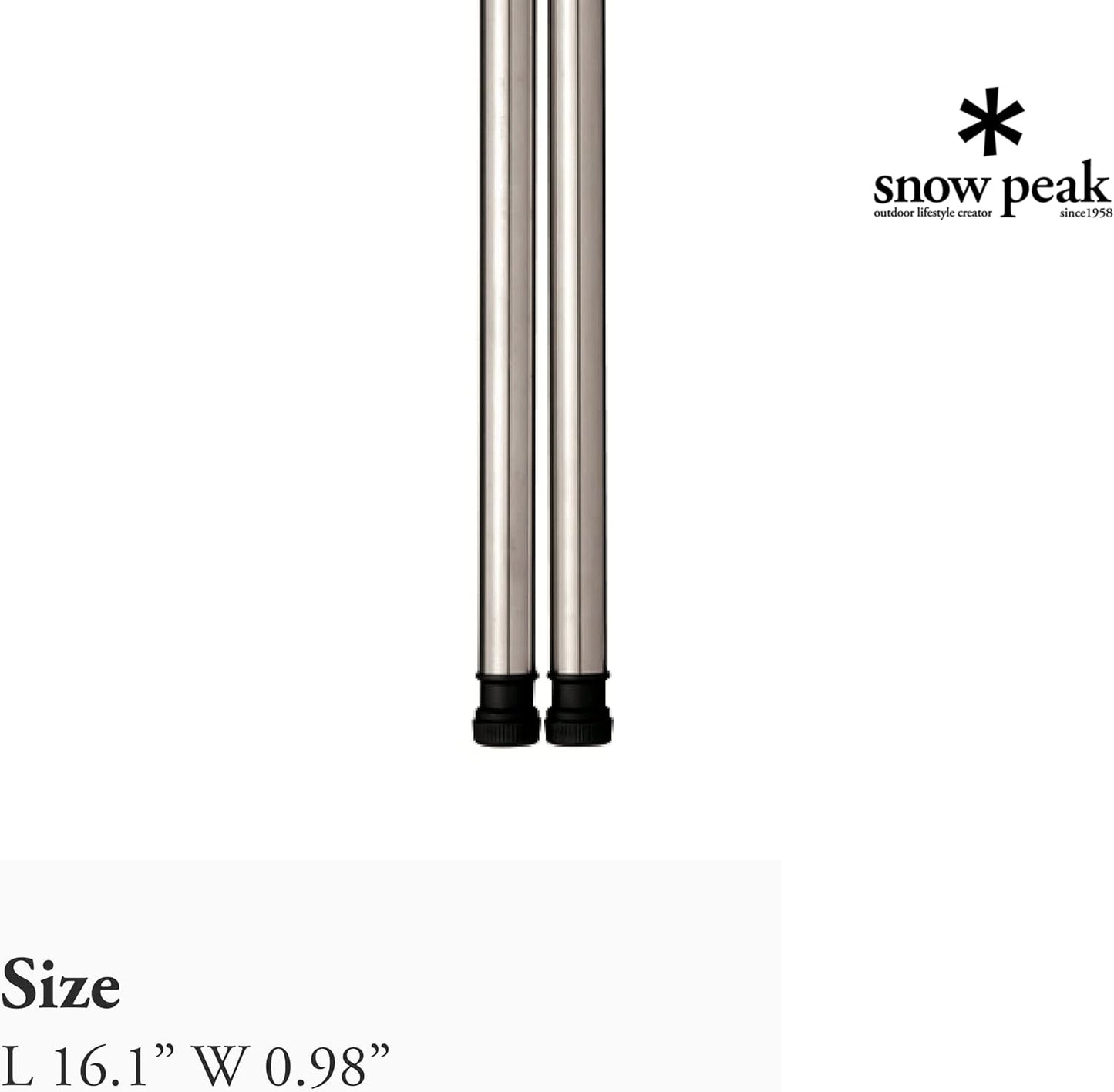Snow Peak Iron Grill Table 400 Leg Set