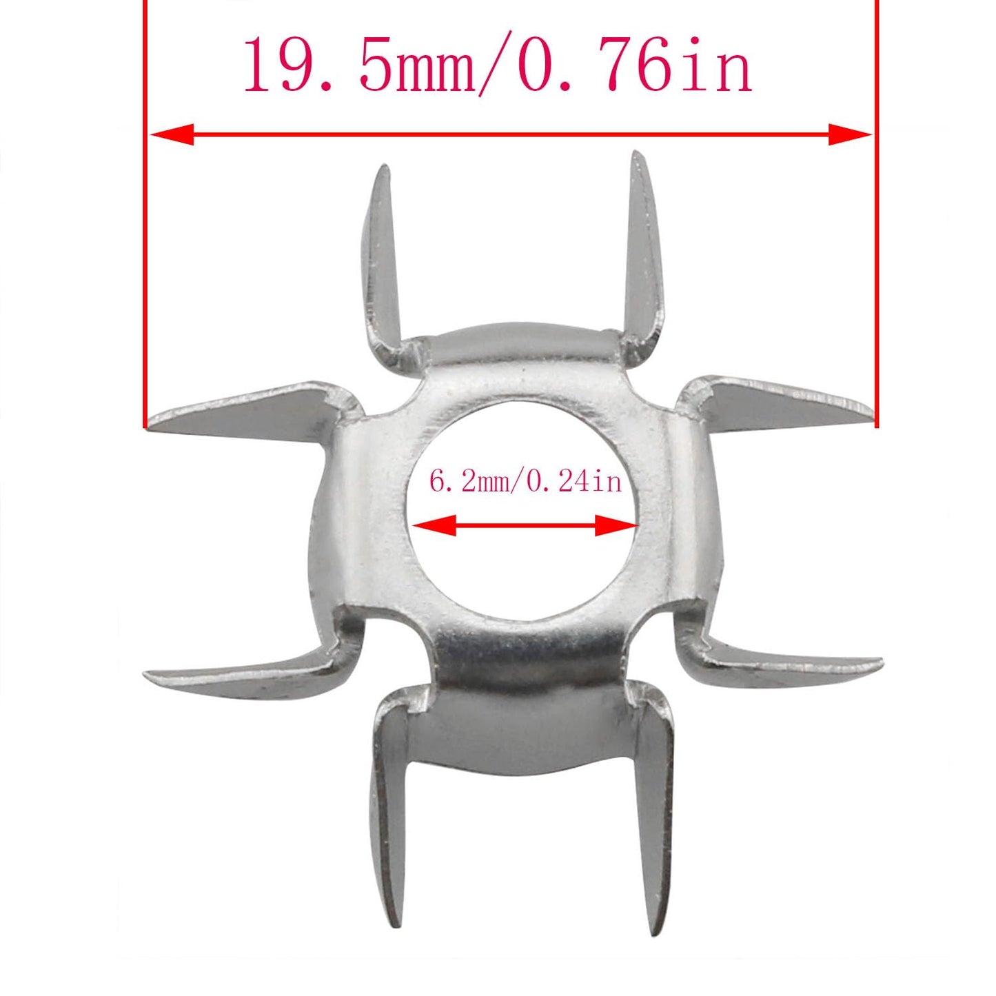 CHENJIN 8 Paw Judo Blunt Tip 12PCS 8 Paw Judo Blunt Tip Archery Judo Broadheads 25 Grain Hunting Small Game Arrow Heads Paw Point for OD 6.2mm Arrow Shaft Hunting Shooting Target