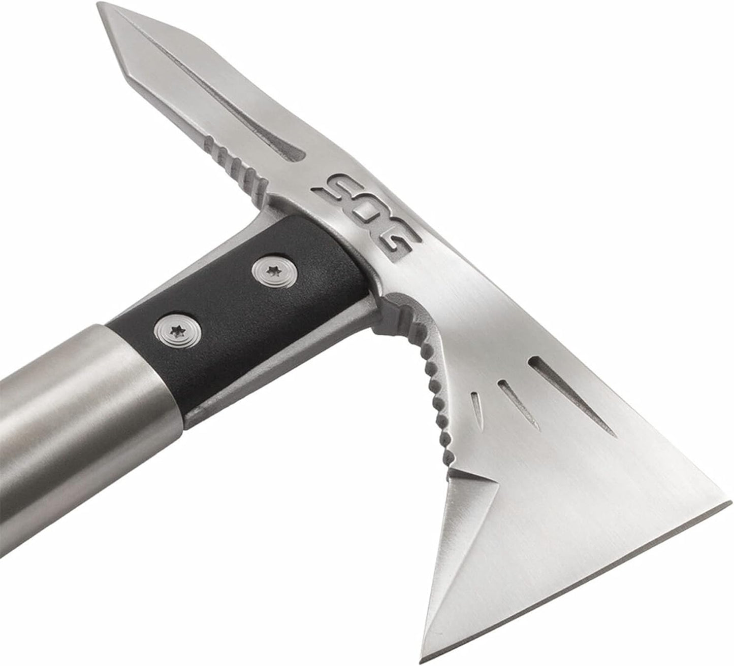 SOG Tomahawk Tactical Hatchet - Voodoo Hawk Mini Tactical Axe, Throwing Hatchet w/ 2.75 Inch Blade for Survival Sports and Camping Axes (F182N-CP)