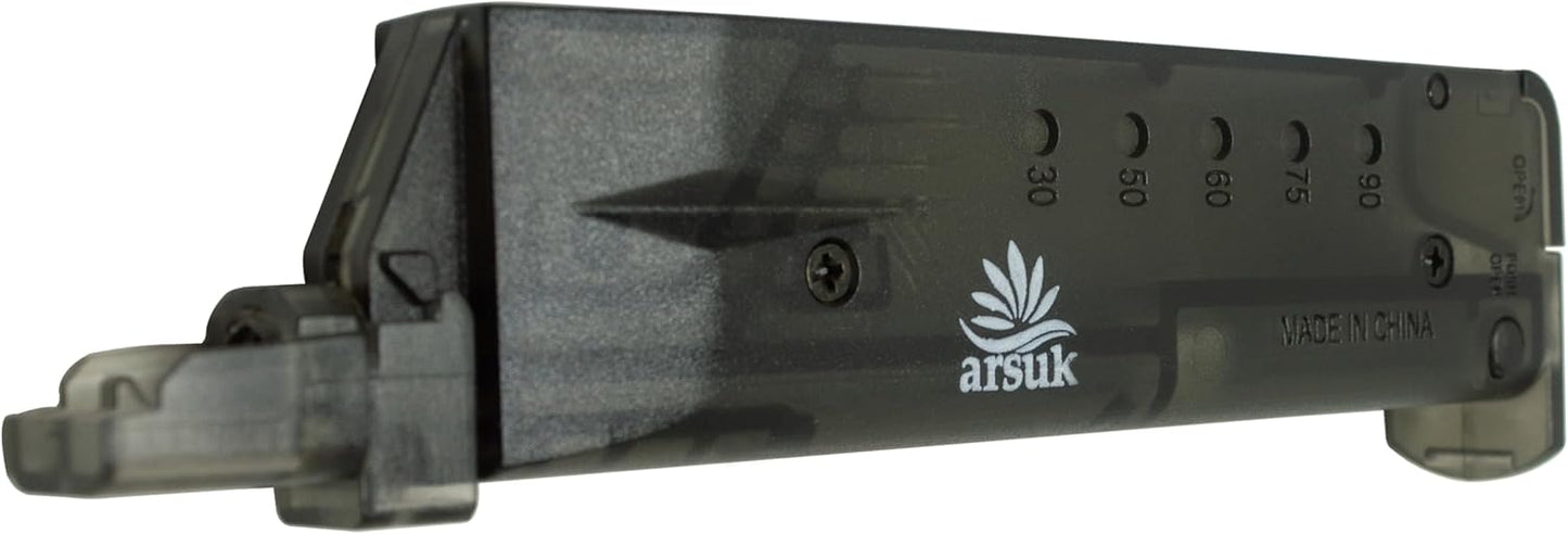 ARSUK Airsoft Fast BB Loader with Adapter – Quick BB Reloading Tool for 90 6mm BB Pellets, Paintball & Airsoft Magazines Speed Loader – Fast & Easy Airsoft Tactical Accessory