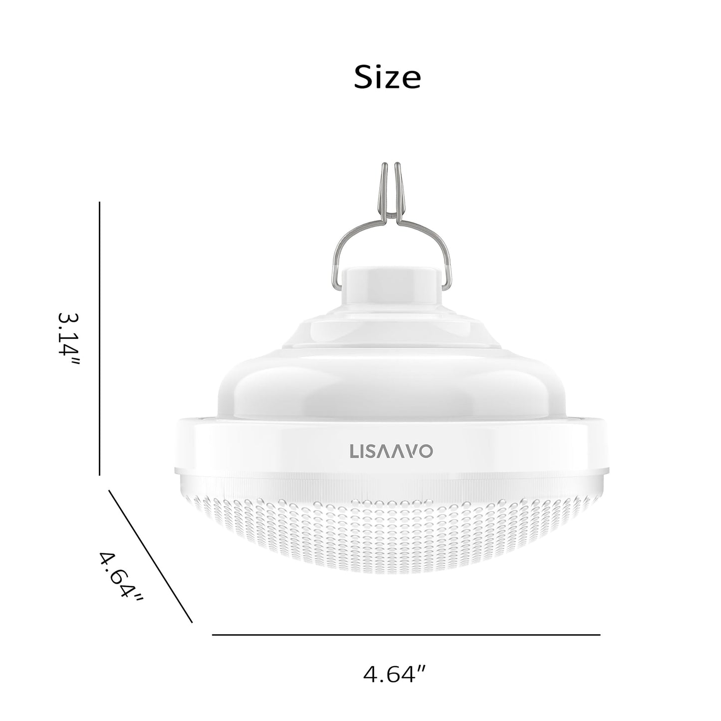 2PCS Tent Light Rechargeable 2400mAh LED Camping Light,IPX5 Waterproof for Camping,Outdoor,Power Outage