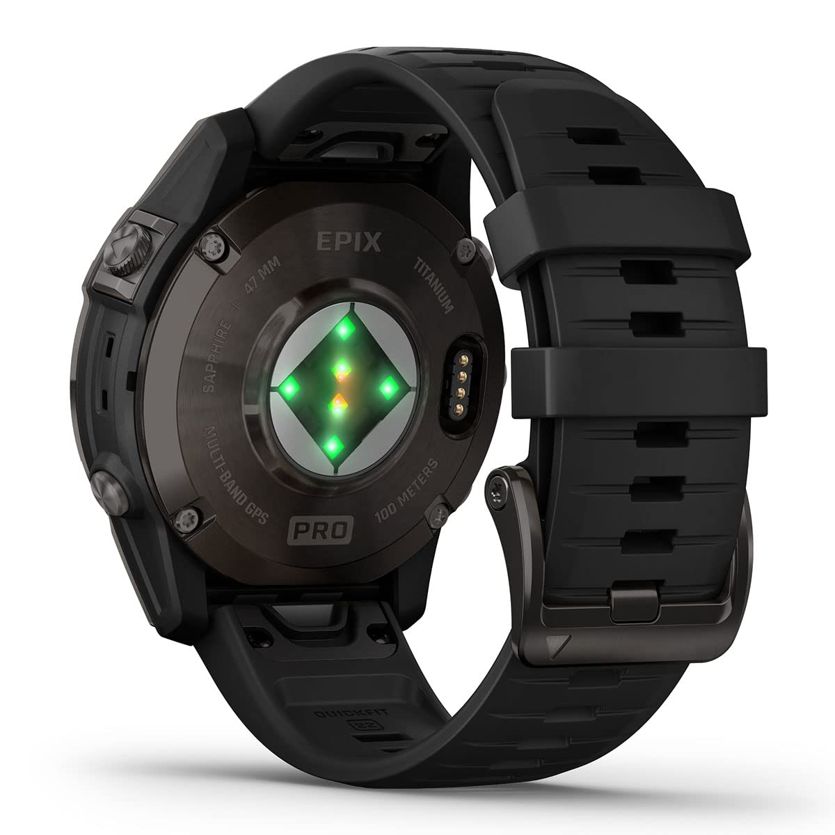 PlayBetter Garmin epix Pro (Gen 2) Sapphire (Carbon Gray DLC/Black, 47mm) GPS Outdoor Watch Bundle - AMOLED Display & Built-in Flashlight - Includes Screen Protectors & Portable Charger