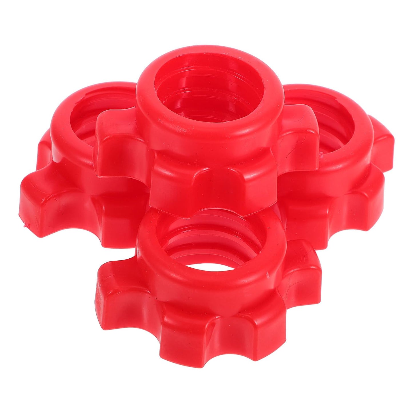 Kisangel 8pcs Dumbbell Screw Nuts Barbell Collars Dumbbell Nut Rotate Fastener Clip Spinlock for Weight Dumbell Gym Machines