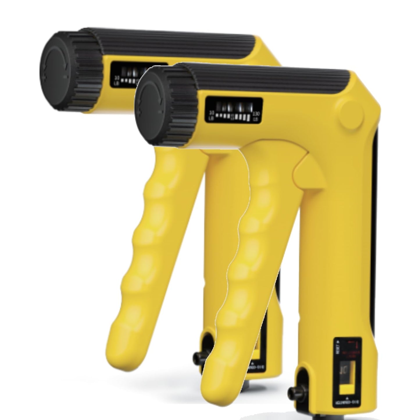 Hand Gripper 6 Pack ith 2 Adjustable Resistance 2 Finger Stretchers 1 Finger Exerciser 1 Hand Grip Ring Black and Yellow Set